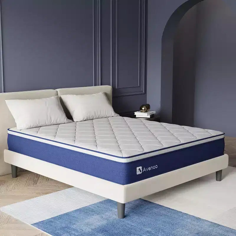 Materasso Ibrido Medio da 10 pollici in Scatola, Singolo – Memory Foam e Molle Insacchettate