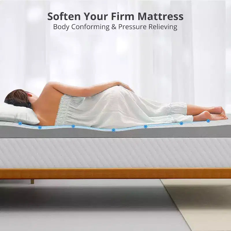 Materasso in memory foam con schiuma gel rinfrescante, pieghevole, per letto matrimoniale/king-size