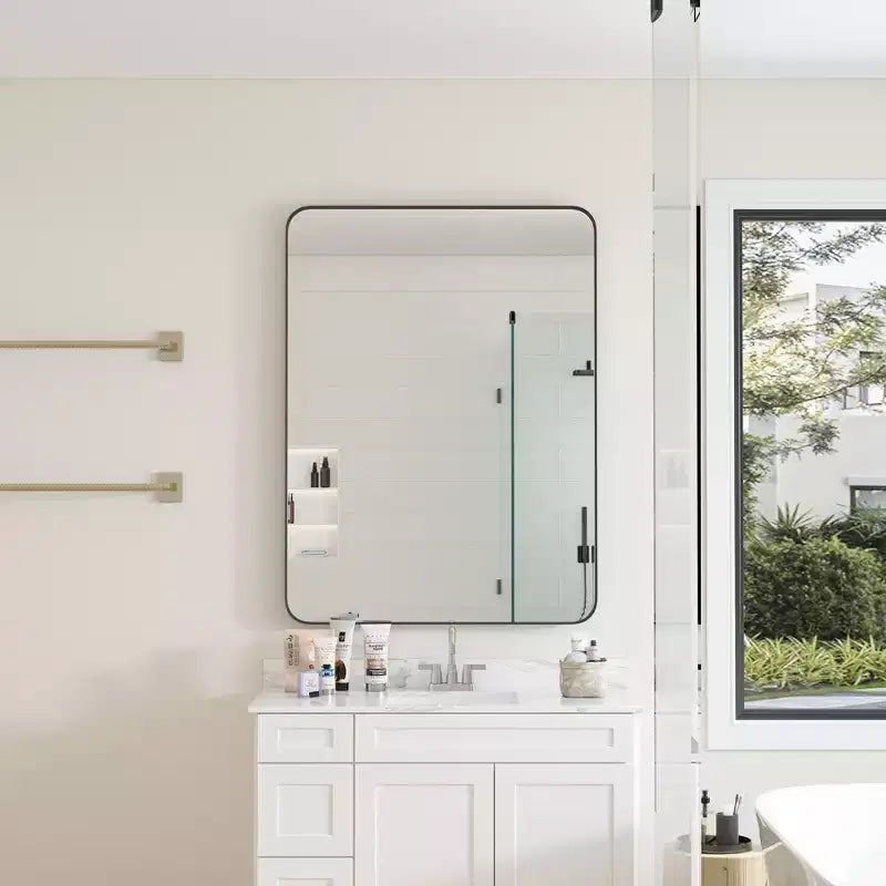 Specchio da Bagno Rettangolare Moderno da Parete 30x40 Pollici