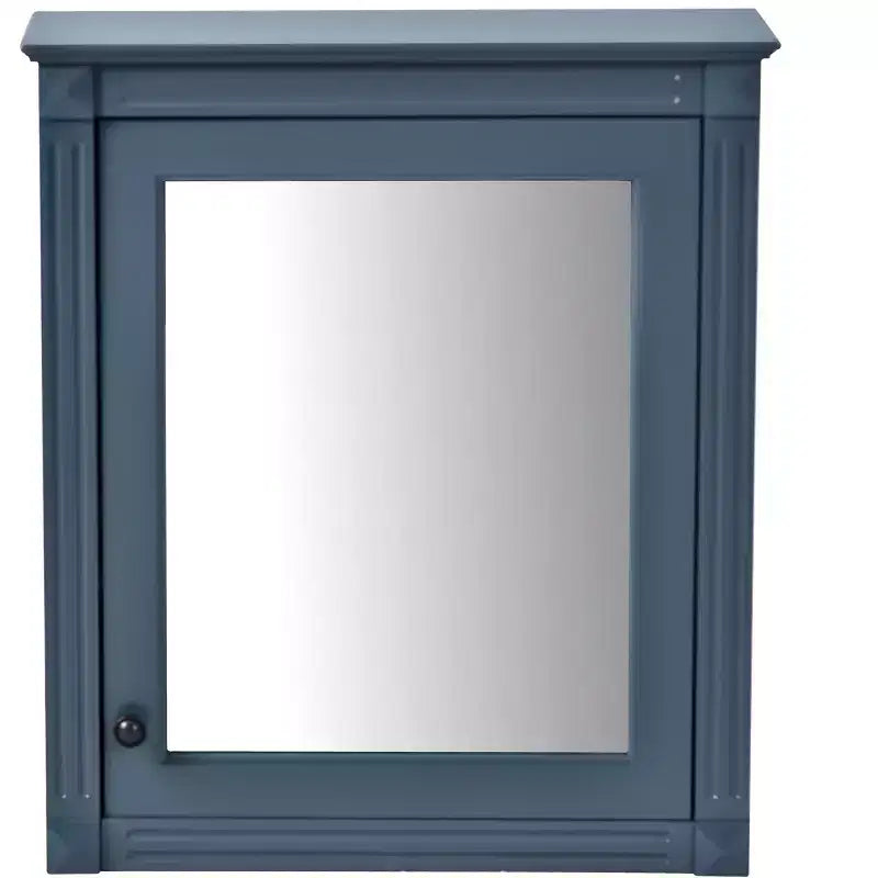 Mobiletto da bagno a parete con specchio e ripiano regolabile, 24" x 27"